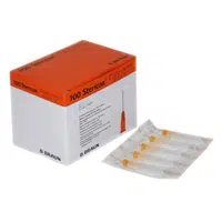 B.BRAUN Injekční jehla 0.5x16 25G oranžová 100 kusů