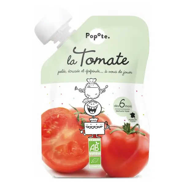 POPOTE Zeleninová kapsička rajče od 6.měsíců BIO 120 g