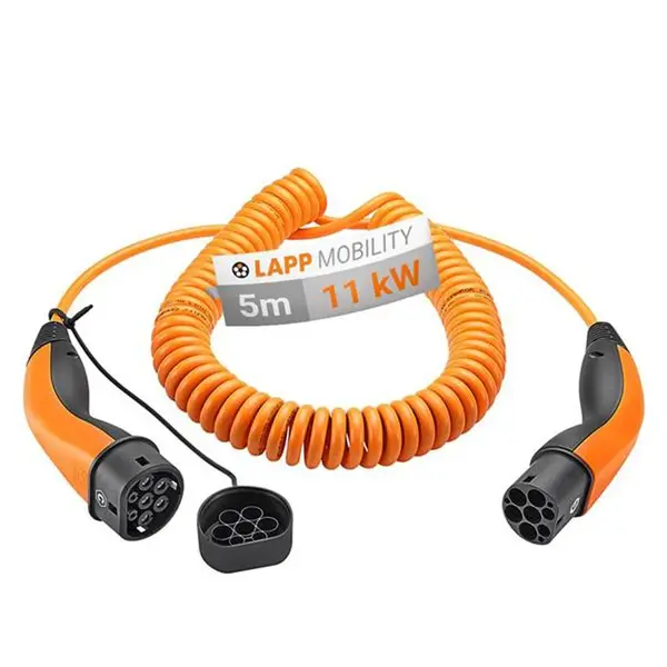Kabel nabíjecí LAPP 61799 typ 2 11kW 20A 3 fáze 5m pro elektromobil