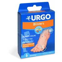 URGO Blisters hydrokoloidní náplast na puchýře 6 kusů