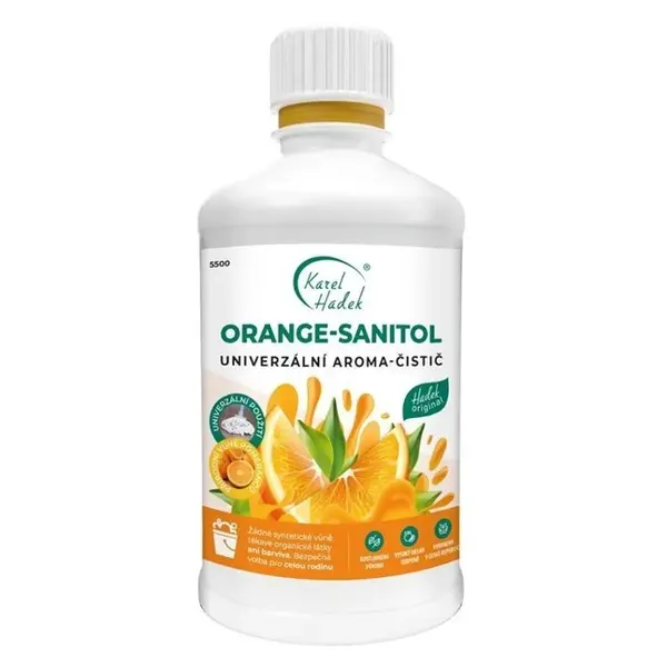 KAREL HADEK Univerzální aroma čistič orange sanitol 500 ml