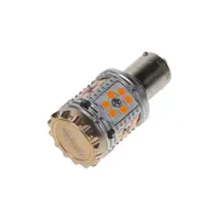 Autožárovka LED BA15s 12/24V CARCLEVER oranžová