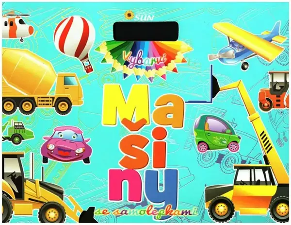 Vybarvi Mašiny se samolepkami (poškozené)