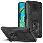 Techsuit CamShield, Xiaomi Redmi Note 9S / Note 9 Pro / Note 9 Pro Max, černý