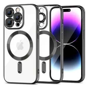 Tech-Protect MagShine, iPhone 15 Pro, černý