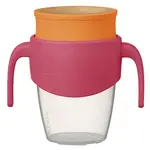 B.BOX 360° netekoucí učící hrneček růžový/oranžový 250 ml