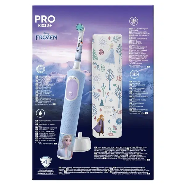 ORAL-B Vitality Pro Kids Frozen elektrický kartáček + cestovní pouzdro