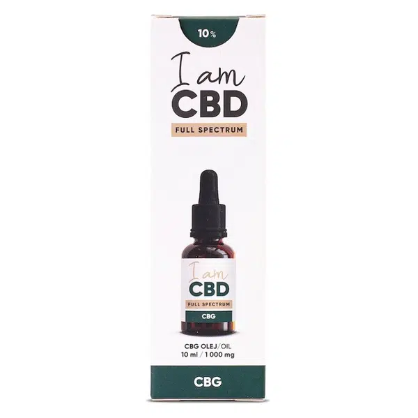 I AM CBD Full Spectrum CBG konopný olej 10% original 10 ml