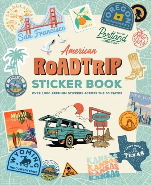 American Road Trip Sticker Book - Insight Editions