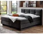 Posteľ boxspring Portage 160x200 cm, antracitová látka%