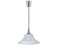 Luster Viola, biele sklo%