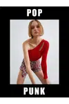 Koton Long Sleeve T-Shirt One Shoulder with Window Detail
