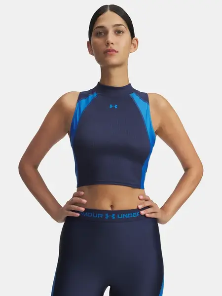 Dámské tílko Under Armour UA HG Rib Tank-BLU - Dámské