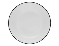 Hlboký tanier Luna Black Line 20 cm, biely%