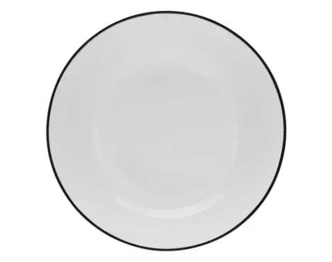 Hlboký tanier Luna Black Line 20 cm, biely%