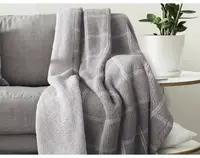 Deka herpa 150x200 cm, šedé kocky%