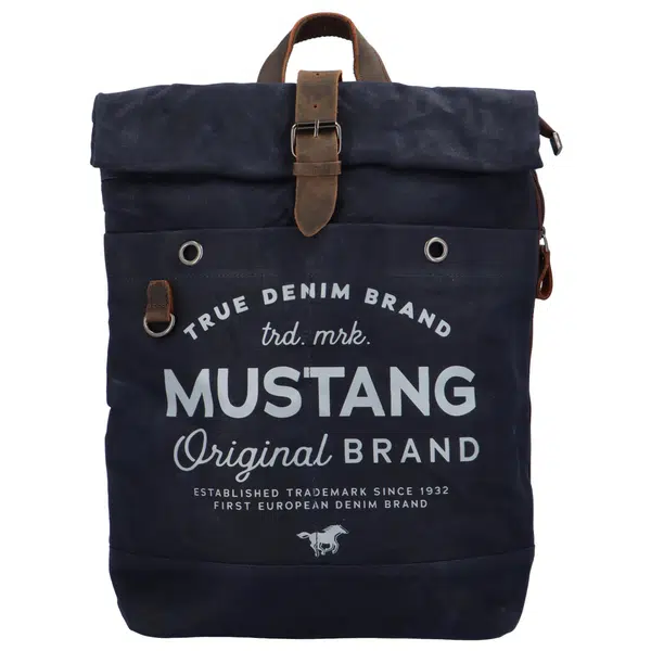 Moderný batoh tmavomodrý - Mustang Kendler