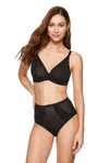 Gorteks Valentina mesh high waist panty blac
