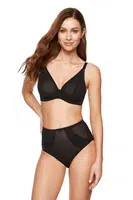 Gorteks Valentina mesh high waist panty blac