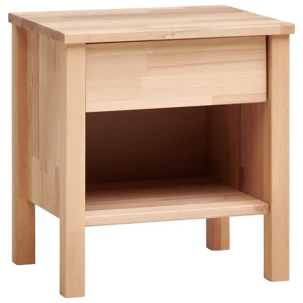 MID.YOU NOČNÍ STOLEK, jádrový buk, jádrový buk, 47/49/37 cm