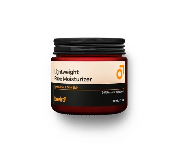 Hydratačný krém pre normálnu a mastnú pleť pre mužov Beviro Lightweight Face Moisturizer - 50 ml (BV427) + darček zadarmo