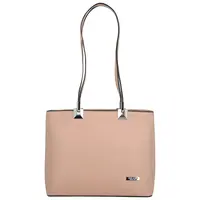 Dámska kabelka na rameno ružová - Delami Velvet Touch