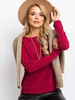 Dámske oblečenie Fashionhunters i523_RV-BZ-5121.22Pbordowy