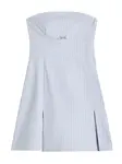 Bershka Šaty  svetlomodrá / biela