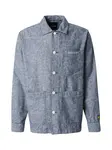 Lyle & Scott Prechodná bunda 'Flax'  modrá melírovaná
