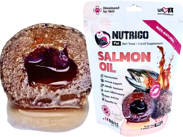 LK Baits Pet Nutrigo Dog Supplement Salmon Oil, S-M,170g