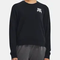 Under Armour Mikina UA Rival Terry Graphic Crew-BLK - Dámské
