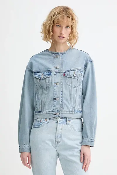 Levi's Džínová bunda Levi's COLLARLESS SHRUNKEN 90S