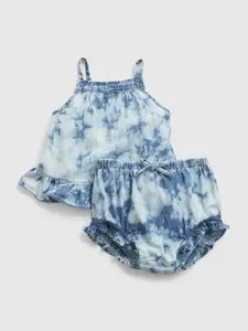 GAP Baby set tie-dye denim outfit set - Holky