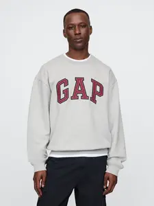 GAP Oversize mikina s logem - Pánské