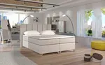 Boxspring Basilio Rozměr: 140 x 200 cm, látka: Dora 21, Varianta: S LED osvětlení