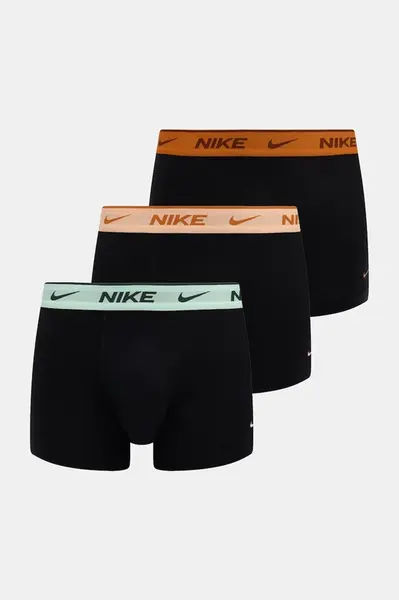 Nike  přiléhavé boxerky pánské bavlněné s elastanem 3-pack