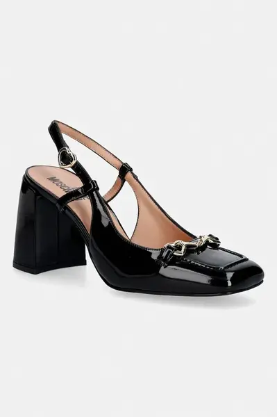 Love Moschino lodičky kožené