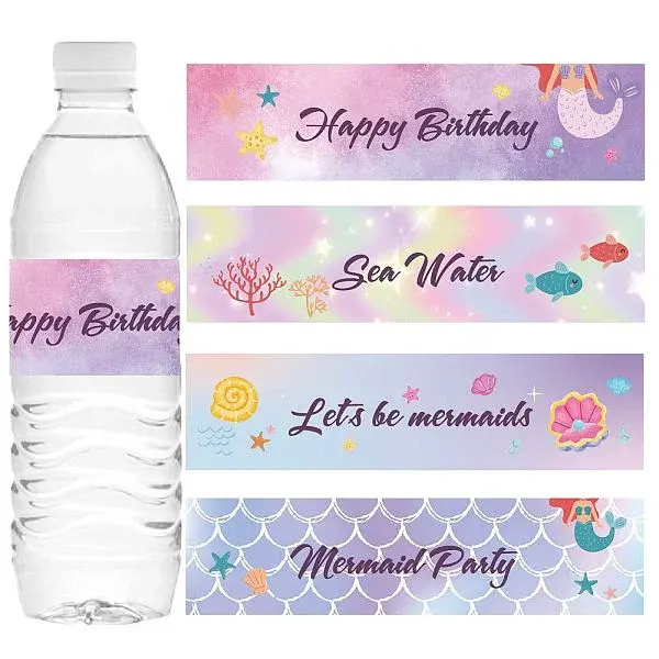 1 Bag Self-Adhesive Plastic Labels Stickers