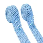 2 Rolls 2 Sizes Polyester Elastic Ribbon