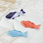3Pcs 3 Colors Porcelain Chopsticks Stand