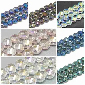 Electroplate Glass Beads Strands