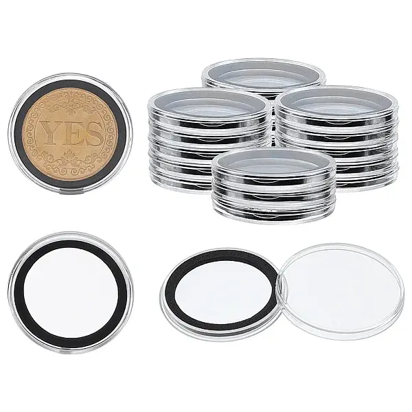 Plastic Coin Storage Boxes