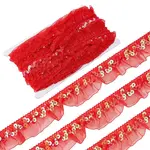 Chinlon Pleated Lace Trim