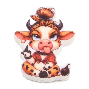 Printed Silicone Beads