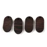 Natural Wenge Wood Pendants