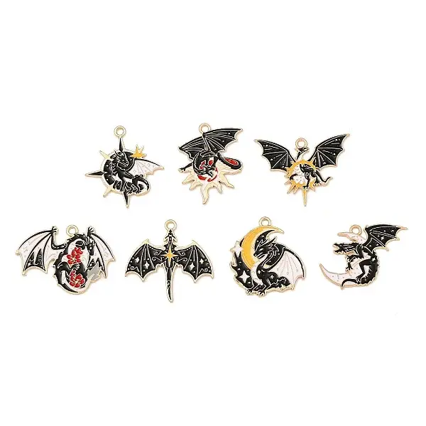 Alloy Enamel Pendants