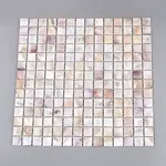 Natural Freshwater Shell Mosaic Tile Cabochons