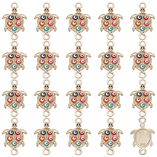 Alloy Enamel Connector Charms