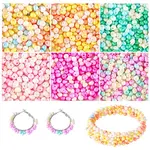 96G 6 Colors 6/0 Glass Seed Beads