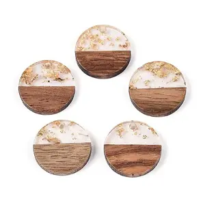 Resin & Walnut Wood Pendants